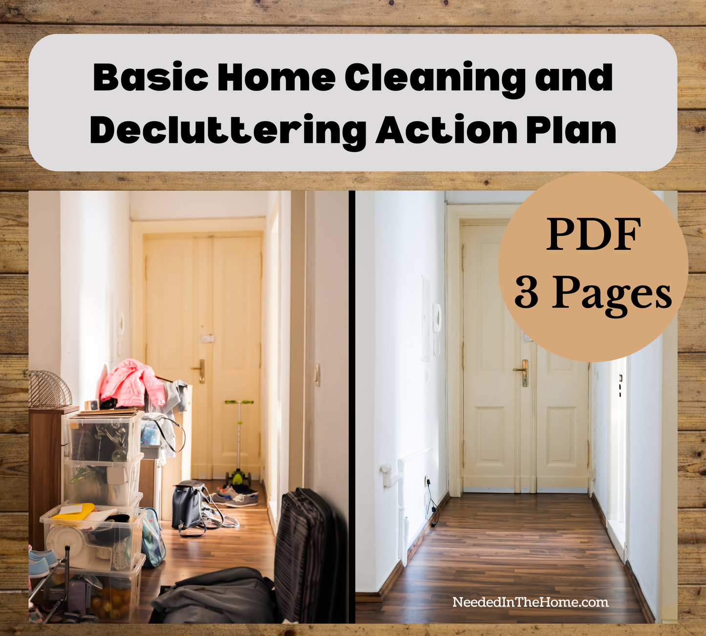 Basic Home Cleaning and Decluttering Action Plan
