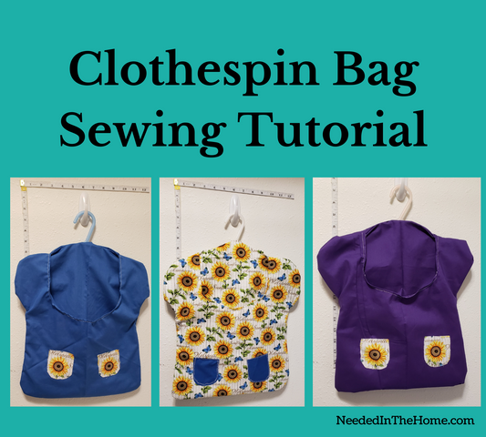 Sewing Tutorial - Clothespin Bag