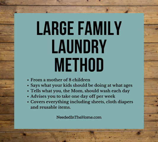 Large Family Laundry Method