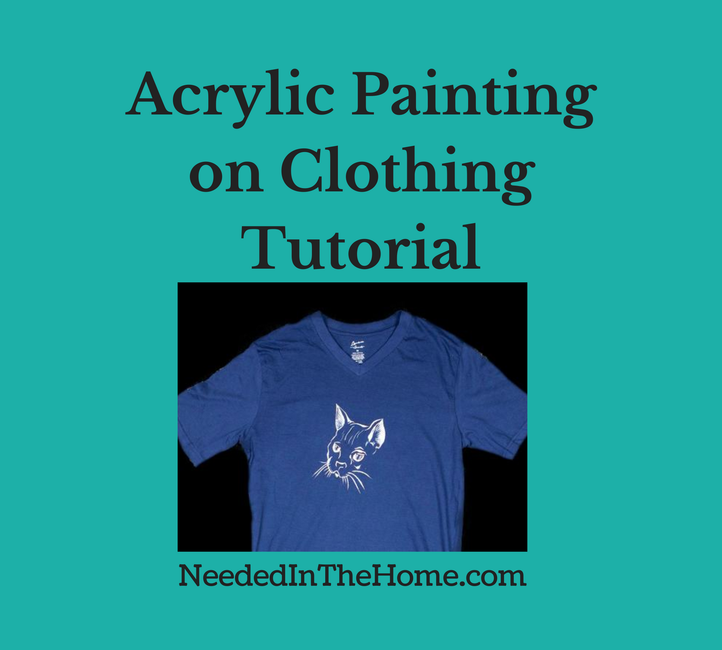 Craft Tutorial - Acrylic Painting On Clothing - Fabric Paint Recipe